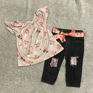 Boutique bunny matching set